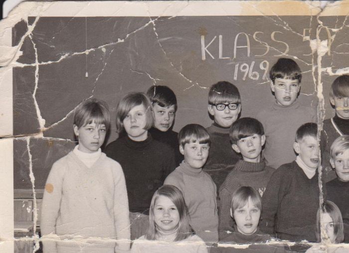 Ett illagånget skolfoto från 1969.